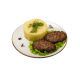 Кюфтета по грузински с картофено пюре - 350 г